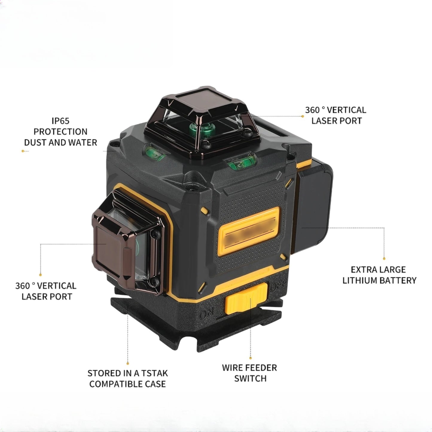 Digital 360° Self-Leveling Line Laser (Outdoor & 4D)